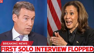 Kamala CHOKES Miserably in SOLO SOFTBALL ABC Interview After Debate [upl. by Kosiur]