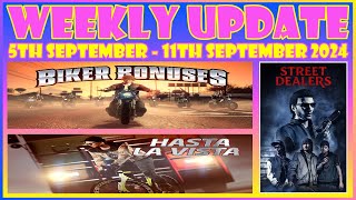 Everything Weekly Update 5th September  11th September 2024  GTA Online 5 [upl. by Amesari14]