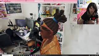 Streamer gets creeped out after finding out a viewer recreated her room in a video game 😭 [upl. by Neo267]