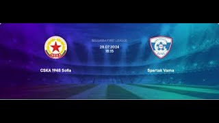 CSKA 1948 Sofia vs Spartak Varna live stream bulgaria premier league [upl. by Eneleahs604]