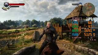 GeForce RTX 2060  Intel Core i54690K  The Witcher 3 Wild Hunt FPS Test [upl. by Heimlich526]