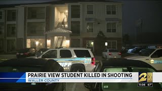 Prairie View AampM student killed in shooting [upl. by Lawton]