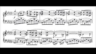 Sergei Bortkiewicz  Prelude Op 6 No 1 audio  sheet music [upl. by Nottus123]