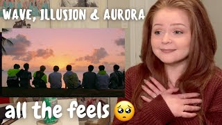 ATEEZ Reaction Wave Illusion amp Aurora MVs [upl. by Seidule]