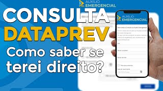 CONSULTA AUXÍLIO EMERGENCIAL DATAPREV  Como saber se receberei [upl. by Kameko]