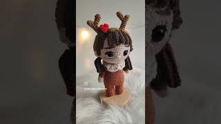 Baby reindeer doll amigurumi navidad [upl. by Annetta987]