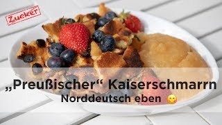 Preußischer Kaiserschmarrn Zucker amp Milchfrei [upl. by Philipines]