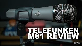 Telefunken M81 Dynamic Mic Review  Test [upl. by Peregrine903]