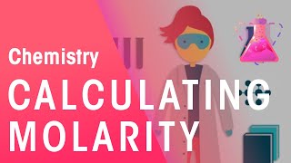 Calculating Molarity  Chemical Calculations  Chemistry  FuseSchool [upl. by Jit]