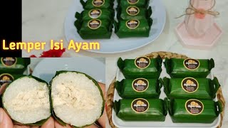 Resep Lemper Isi Ayam Enak Banget Dan Gurih [upl. by Hike]