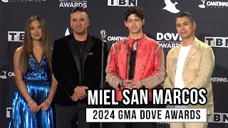 Miel San Marcos  2024 GMA Dove Awards press room [upl. by Greenleaf241]