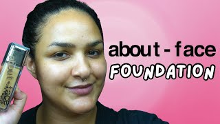 about face foundation first impressions amp wear test [upl. by Akerdnuhs]