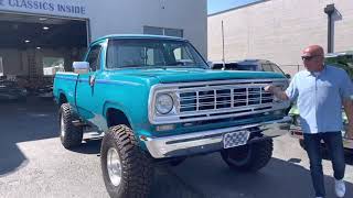 1976 Dodge Power Wagon 360 4X4 Short Box For Sale  Affordable Classics Inc [upl. by God]