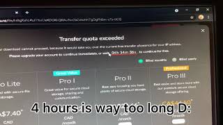 How To Bypass Mega Transfer Quota Execeeded Easy Fix 100 Working [upl. by Aeduj]