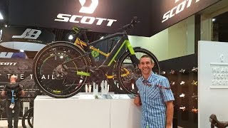 2017 Scott Electric Bikes at Interbike ESilence EScale ESpark [upl. by Takeo]