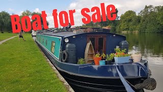 181  Boat For Sale Widebeam Boat Life [upl. by Enileme]