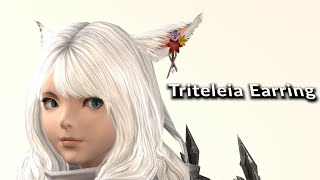 FFXIV Triteleia Earring Glamour [upl. by Atis]