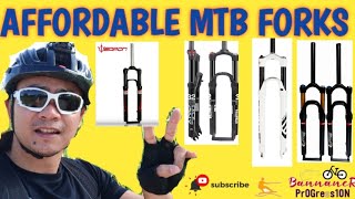 Usapang Bike Parts  Top 10 Budget MTB Forks [upl. by Jourdain]