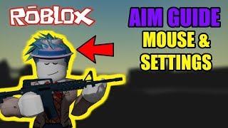 Roblox How to Aim Pt 1 Mouse amp Optimization Tips [upl. by Odranar88]