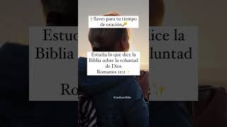 7 llaves para tu tiempo de oración 🙏🏻🔑 reels salvacion pecado Dios sacrificio Jesus Vida [upl. by O'Connor]