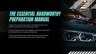 Top Tips on How to Prepare for a Roadworthy Inspection with Sunshine Roadworthy [upl. by Tenom]