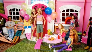 Barbie dreamhouse  toy world with Hafsas Fun 10 Minutes Satisfying with Unboxing Barbie doll [upl. by Tem]