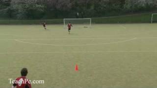 Soccer Drills  Shooting 3  First to the ball shoots [upl. by Winna946]