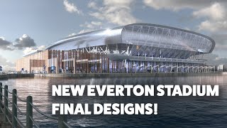 FLYTHROUGH OF NEW EVERTON STADIUM AT BRAMLEYMOORE DOCK [upl. by Kitchen907]