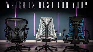 The Ultimate Herman Miller Gaming Chair Buying Guide Gaming Aeron vs Gaming Embody vs Gaming Sayl [upl. by Ametaf33]