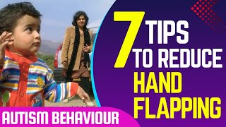 7 Tips to reduce HAND FLAPPING  home autism autismparents adhd autismawareness therapy [upl. by Gilberto]