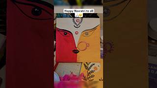 May Goddess Durga bless us all🙏🏻Happy Navratri canvaspainting durgamaa viralvideo trending [upl. by Terese]