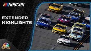 NASCAR Cup Series EXTENDED HIGHLIGHTS YellaWood 500  10624  Motorsports on NBC [upl. by Anneyehc721]