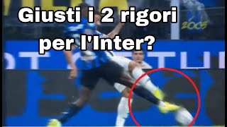 Inter 4 Juve 4  la MOVIOLA di JUVERITAS Cerano i 2 rigori per lInter [upl. by Seve]