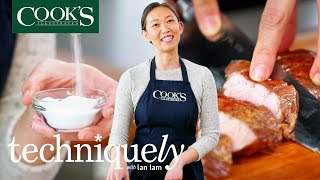 3 Salting Methods for BetterTasting Meats  Techniquely With Lan Lam [upl. by Conan]