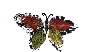 Leaf butterfly 🦋🦋 DIY projects [upl. by Jen]