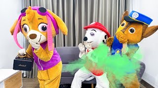 PAW Patrol Ultimate Rescue PAW PATROL FUNNY WET FART  Paw Patrol Funny Action In Real Life [upl. by Herrington]