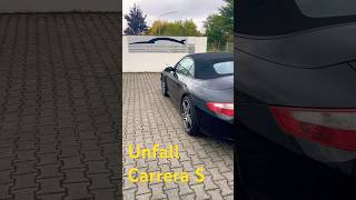 Unfall Porsche 997 Carrera S 38 Schalter 6 Gang aus 2006 mit Frontschaden 2xAirbag offen [upl. by Fisoi]