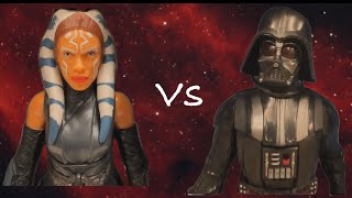 Darth Vader vs Ahsoka Tano Which one is better action figure 😳😳😳 [upl. by Yssirc]