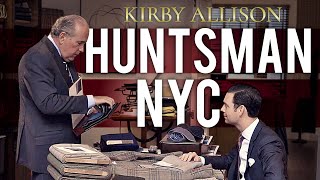 Huntsman amp Sons In New York City Savile Row Bespoke Suit Fitting  Kirby Allison [upl. by Letsou]