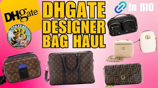 Nice DHgate Haul Bags and More Bags [upl. by Nuahsal]