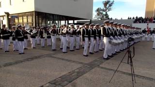 Escuela Naval 21 de Mayo 2017 Llegada de cadetes y Honores al Estandarte después Desfile Glorias Nav [upl. by Karlens84]