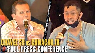 JULIO CESAR CHAVEZ SR VS HECTOR CAMACHO JR  FULL PRESS CONFERENCE [upl. by Bordiuk165]