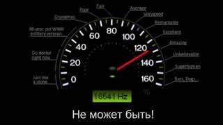 Тест для проверки слуха онлайн за одну минуту Какой частоты звук ты можешь услышать каждым ухом [upl. by Shields]