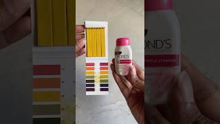 Revealing POND’S Body Lotion pH Test 😱 shorts ytshorts ashortaday explorepage foryou pHtest [upl. by Analiese]