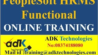 Peoplesoft HRMS Functional Online trainingBenefits in Peoplesoft HRMS [upl. by Noved]