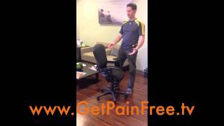 The Best Office Chair for Left or Right Side Lower Back Pain [upl. by Ennagroeg]