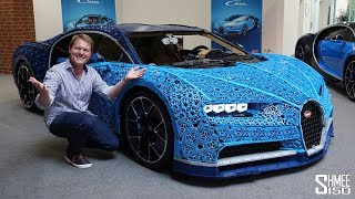 They Made a Bugatti Chiron in FULL SIZE WORKING LEGO [upl. by Brewster]