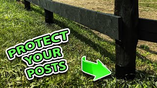 Protect Rural Posts Weed Trimmer Damage Solutions [upl. by Sharia407]