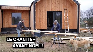 Peinture découpes en tous genres et finitions  le chantier avance bien avant Noël   EP139 [upl. by Heinrick]