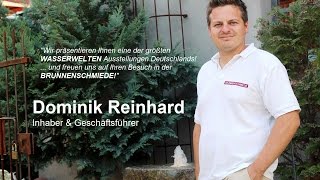 Gartenbrunnen Ausstellung  Quellsteine und moderne Cortenstahl Brunnen  TV Interview [upl. by Loos]